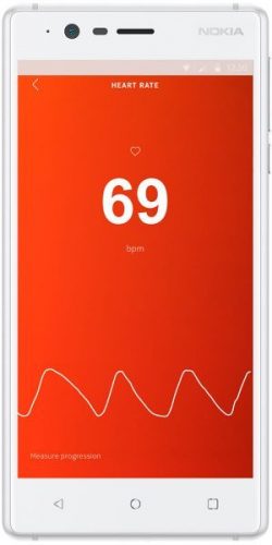 HR measurement in the Nokia Health Mate app