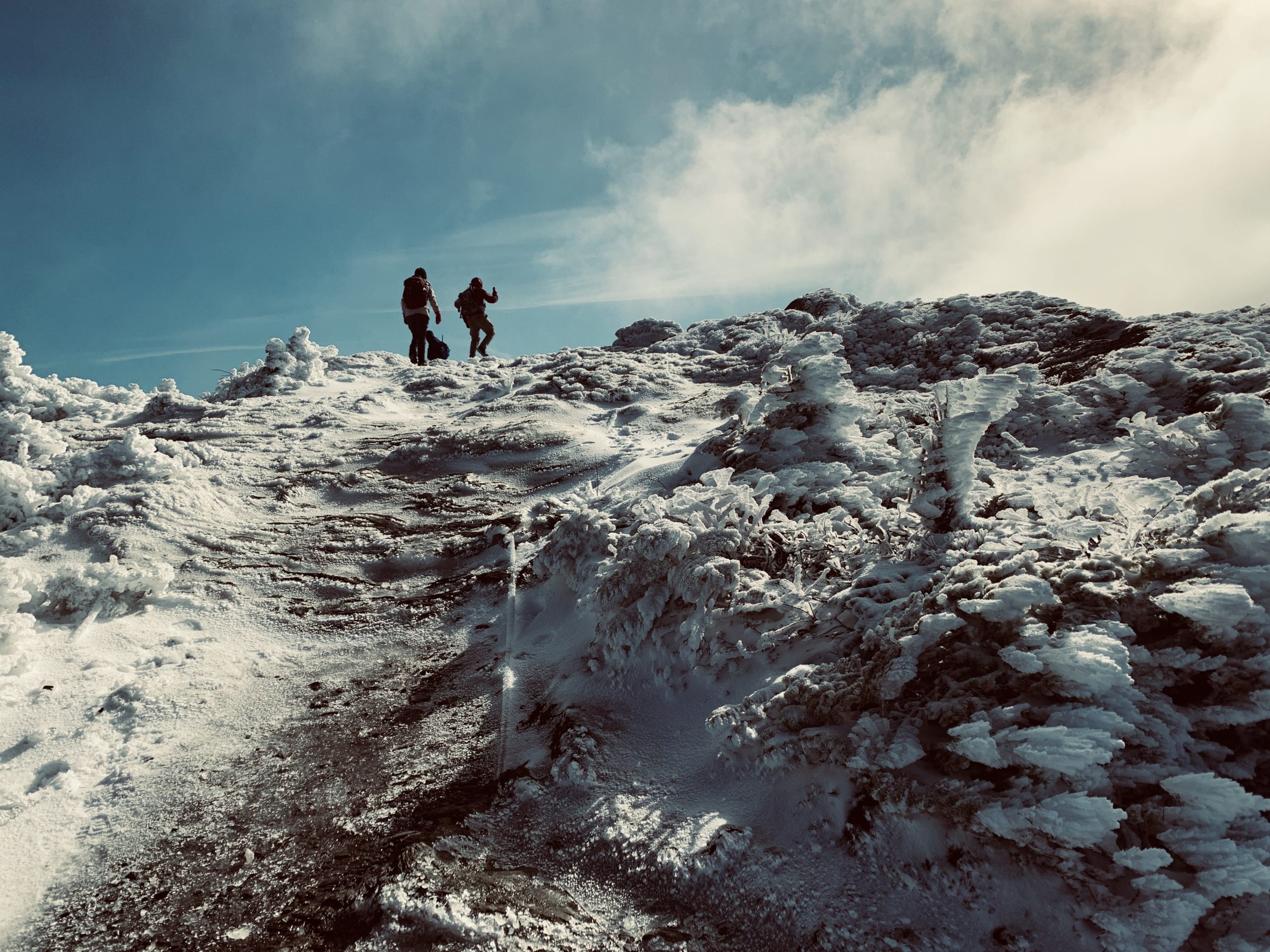 Winter hiking is one season where joining a group is essential